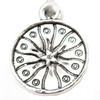 Pendant, Zinc Alloy Jewelry Findings, 14x18mm, Sold by Bag  