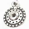 Pendant, Zinc Alloy Jewelry Findings, 12x16mm, Sold by Bag  