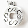 Pendant, Zinc Alloy Jewelry Findings, 12x16mm, Sold by Bag  