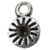 Pendant, Zinc Alloy Jewelry Findings, 7x10mm, Sold by Bag  