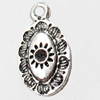 Pendant, Zinc Alloy Jewelry Findings, 10x18mm, Sold by Bag  