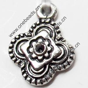 Pendant, Zinc Alloy Jewelry Findings, 13x16mm, Sold by Bag  