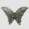 Iron Jewelry Finding Connectors Lead-free, Butterfly 40x28mm, Sold by Bag