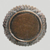 Iron Cabochons Settings, Outside diameter:40mm Interior diameter:27mm, Sold by Bag