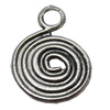 Pendant, Zinc Alloy Jewelry Findings, 13x17mm, Sold by Bag  