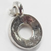 Pendant, Zinc Alloy Jewelry Findings, 8x11mm, Sold by Bag  