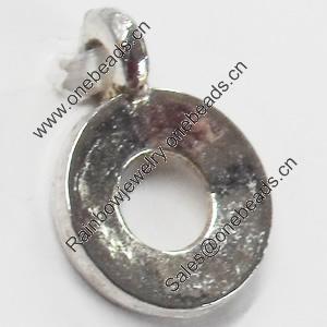 Pendant, Zinc Alloy Jewelry Findings, 8x11mm, Sold by Bag  
