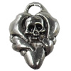 Pendant, Zinc Alloy Jewelry Findings, 15x22mm, Sold by Bag  