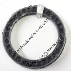 Donut, Zinc Alloy Jewelry Findings, 20mm, Sold by Bag  