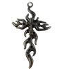 Pendant, Zinc Alloy Jewelry Findings, 38x64mm, Sold by Bag  