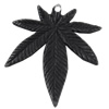 Pendant, Zinc Alloy Jewelry Findings, Leaf, 34x39mm, Sold by Bag  