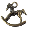 Pendant, Zinc Alloy Jewelry Findings, Horse, 21x21mm, Sold by Bag  