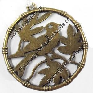 Pendant, Zinc Alloy Jewelry Findings, 32x35mm, Sold by Bag  