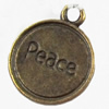 Pendant, Zinc Alloy Jewelry Findings, 13x17mm, Sold by Bag  