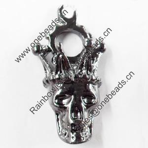 Pendant, Zinc Alloy Jewelry Findings, 14x26mm, Sold by Bag  