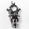 Pendant, Zinc Alloy Jewelry Findings, 14x26mm, Sold by Bag  