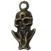 Pendant, Zinc Alloy Jewelry Findings, 13x28mm, Sold by Bag  