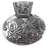 Pendant, Zinc Alloy Jewelry Findings, 42x43mm, Sold by Bag  