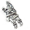 Pendant, Zinc Alloy Jewelry Findings, Santa, 14x29mm, Sold by Bag  