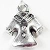 Pendant, Zinc Alloy Jewelry Findings, 15x18mm, Sold by Bag  