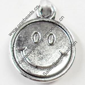 Pendant, Zinc Alloy Jewelry Findings, 13x16mm, Sold by Bag  