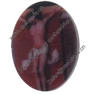 Acrylic Cabochons, No-Hole Jewelry findings, Oval, 30x40mm, Sold by PC  