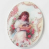 Acrylic Cabochons, No-Hole Jewelry findings, Oval, 25x35mm, Sold by PC  