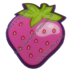 Acrylic Cabochons, No-Hole Jewelry findings, 30x34mm, Sold by PC  