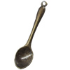 Pendant, Zinc Alloy Jewelry Findings, Spoon, 13x54mm, Sold by Bag  