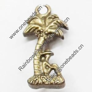 Pendant, Zinc Alloy Jewelry Findings, 12x24mm, Sold by Bag  