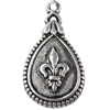 Pendant, Zinc Alloy Jewelry Findings, 17x31mm, Sold by Bag  