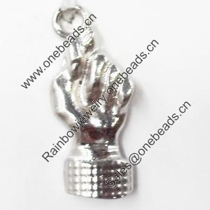 Pendant, Zinc Alloy Jewelry Findings, 9x22mm, Sold by Bag  