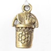 Pendant, Zinc Alloy Jewelry Findings, 11x20mm, Sold by Bag  