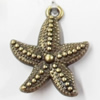 Pendant, Zinc Alloy Jewelry Findings, 19x23mm, Sold by Bag  