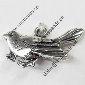 Pendant, Zinc Alloy Jewelry Findings, 25x12mm, Sold by Bag  