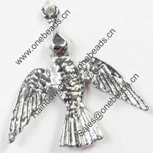 Pendant, Zinc Alloy Jewelry Findings, 30x31mm, Sold by Bag  