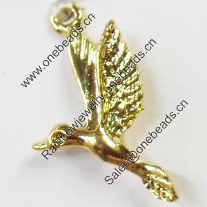 Pendant, Zinc Alloy Jewelry Findings, 14x25mm, Sold by Bag  