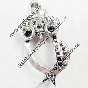 Pendant, Zinc Alloy Jewelry Findings, 16x34mm, Sold by Bag  