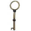 Pendant, Zinc Alloy Jewelry Findings, Key, 20x60mm, Sold by Bag  