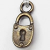 Pendant, Zinc Alloy Jewelry Findings, 8x18mm, Sold by Bag  