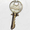 Pendant, Zinc Alloy Jewelry Findings, Key, 19x43mm, Sold by Bag  