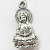 Pendant, Zinc Alloy Jewelry Findings, 12x25mm, Sold by Bag  