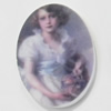 Acrylic Cabochons, No-Hole Jewelry findings, Flat Oval, 25x35mm, Sold by PC  