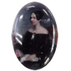 Resin Cabochons, No-Hole Jewelry findings, Oval, 30x40mm, Sold by PC  