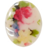 Resin Cabochons, No-Hole Jewelry findings, Oval, 18x25mm, Sold by PC  
