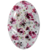 Resin Cabochons, No-Hole Jewelry findings, Oval, 30x40mm, Sold by PC  