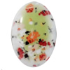 Resin Cabochons, No-Hole Jewelry findings, Oval, 20x26mm, Sold by PC  