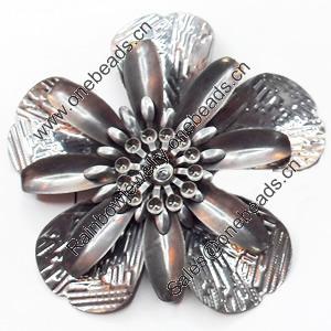 Iron Flower Lead-free, NO Hole Headwear & Costume Accessory, 58x57mm, Sold by PC  