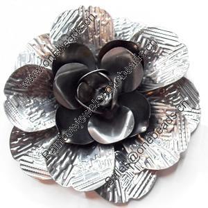 Iron Flower Lead-free, NO Hole Headwear & Costume Accessory, 55x58mm, Sold by PC  