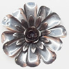 Iron Jewelry Finding Pendant Lead-free, Flower 56mm, Sold by PC  